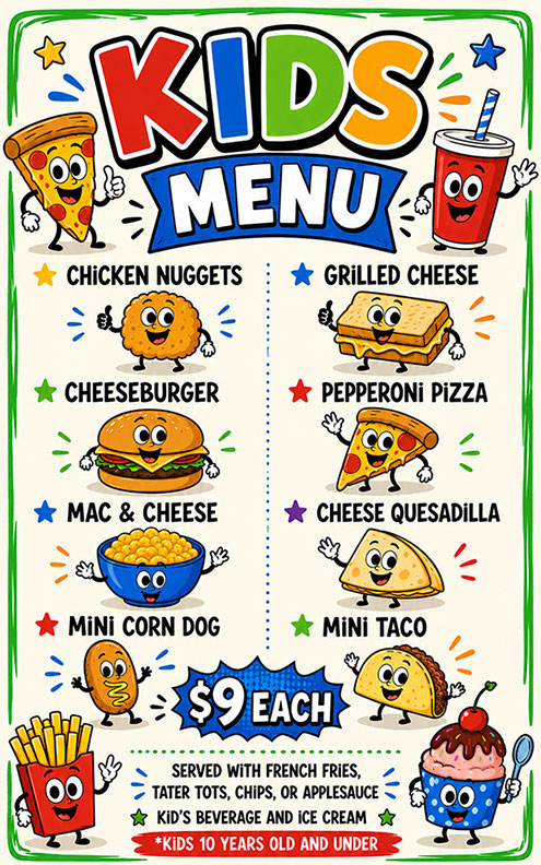 Kids Menu